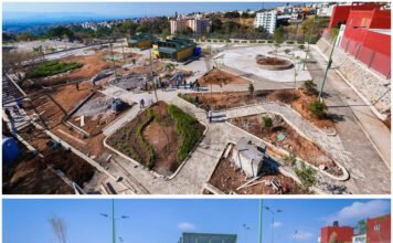 #Morelos SUPERVISA MARGARITA GONZÁLEZ SARAVIA CONSTRUCCIÓN DEL PARQUE RAÍCES AHUATLÁN CUERNAVACA.