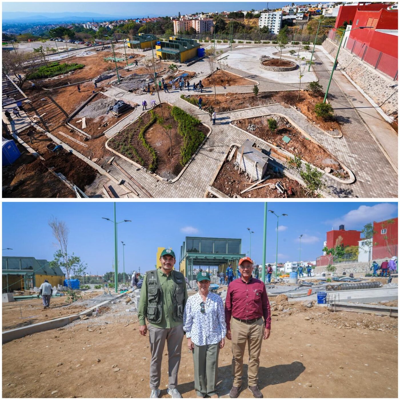 #Morelos SUPERVISA MARGARITA GONZÁLEZ SARAVIA CONSTRUCCIÓN DEL PARQUE RAÍCES AHUATLÁN CUERNAVACA.