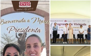 #Morelos “GIRA DE CLAUDIA SHEIMBAUM DEJA PROGRAMA DE VIVIENDA DIGNA”: SANDRA ANAYA.