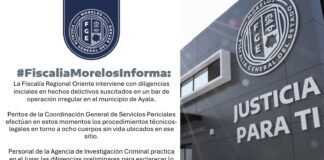 #Seguridad FISCALÍA PROMETE INVESTIGAR CASO DE LOS OCHOS MUERTOS EN AYALA.