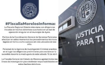 #Seguridad FISCALÍA PROMETE INVESTIGAR CASO DE LOS OCHOS MUERTOS EN AYALA.