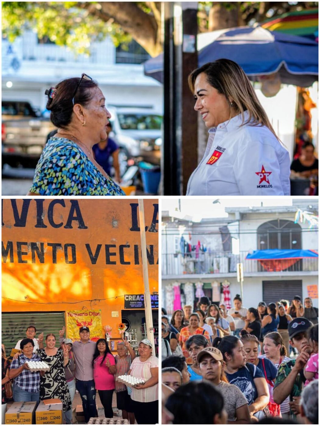 #Morelos Lleva el Partido del Trabajo, apoyos de canasta básica a familias de Cuernavaca.