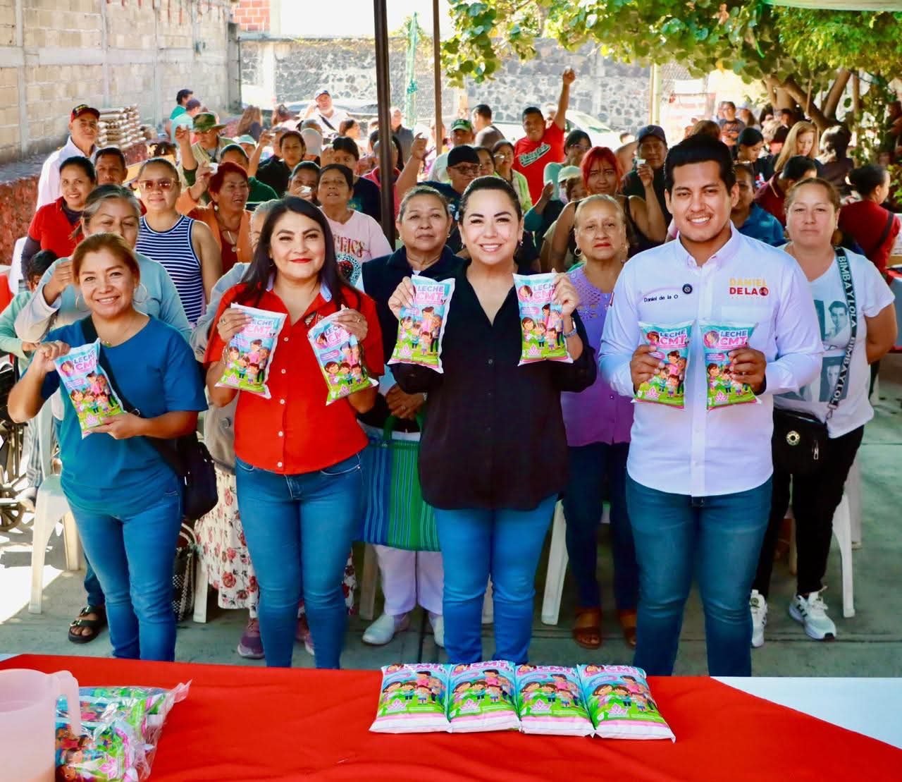 #Morelos diputada Tania Valentina Rodríguez, lleva “Mercadito” a colonias de Yautepec.