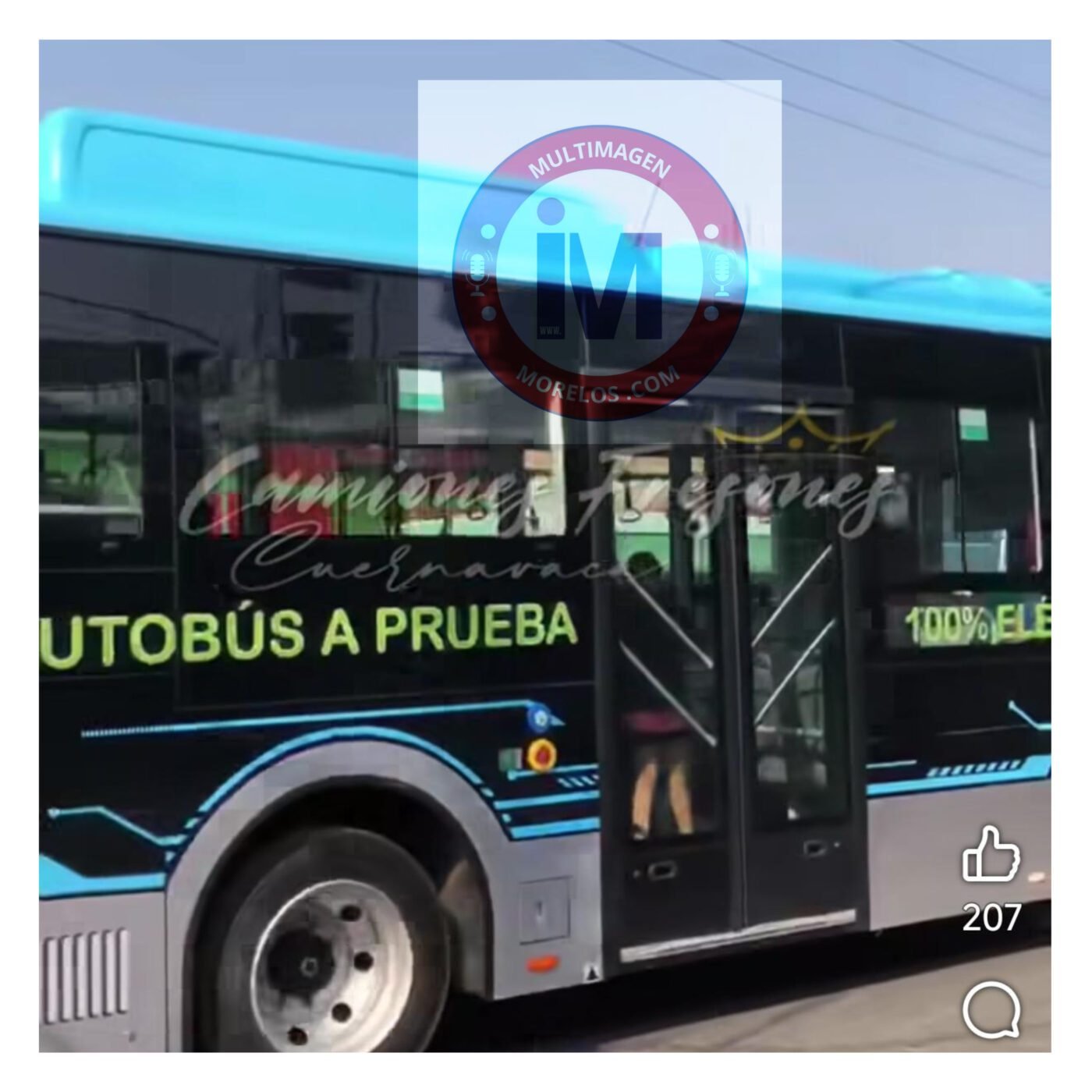 #Morelos ARRANCA PRUEBA PILOTO DE TRANSPORTE PÚBLICO ELÉCTRICO CON MISMA TARIFA.