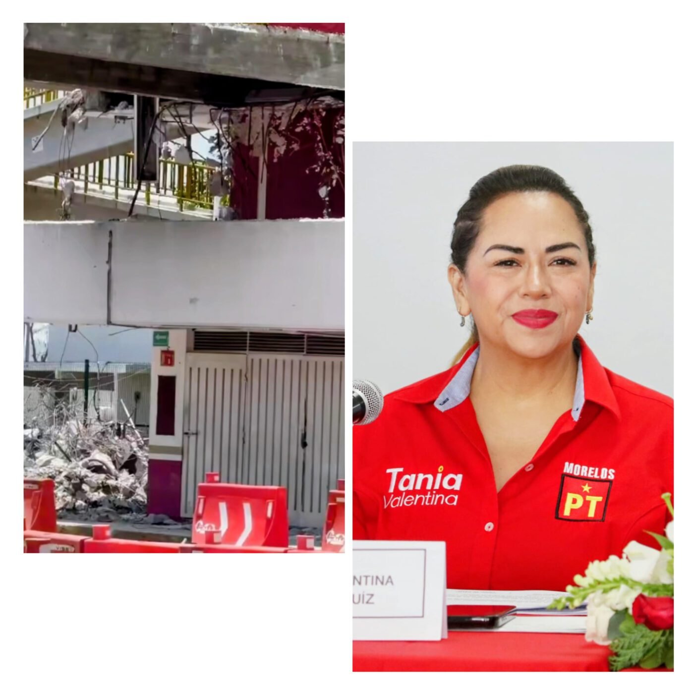 #Vialidad Logró diputada Tania Valentina Rodríguez que se retire la caseta fantasma de Oacalco.