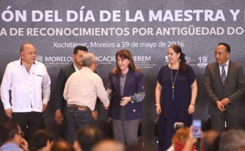 #Morelos “LAS Y LOS MAESTROS; PILARES MÁS IMPORTANTES DEL ESTADO”: MARGARITA GONZÁLEZ SARAVIA.