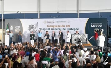 #Morelos CLAUDIA SHEINBAUM Y MARGARITA GONZÁLEZ INAUGURARON HOSPITAL GENERAL DE JIUTEPEC.