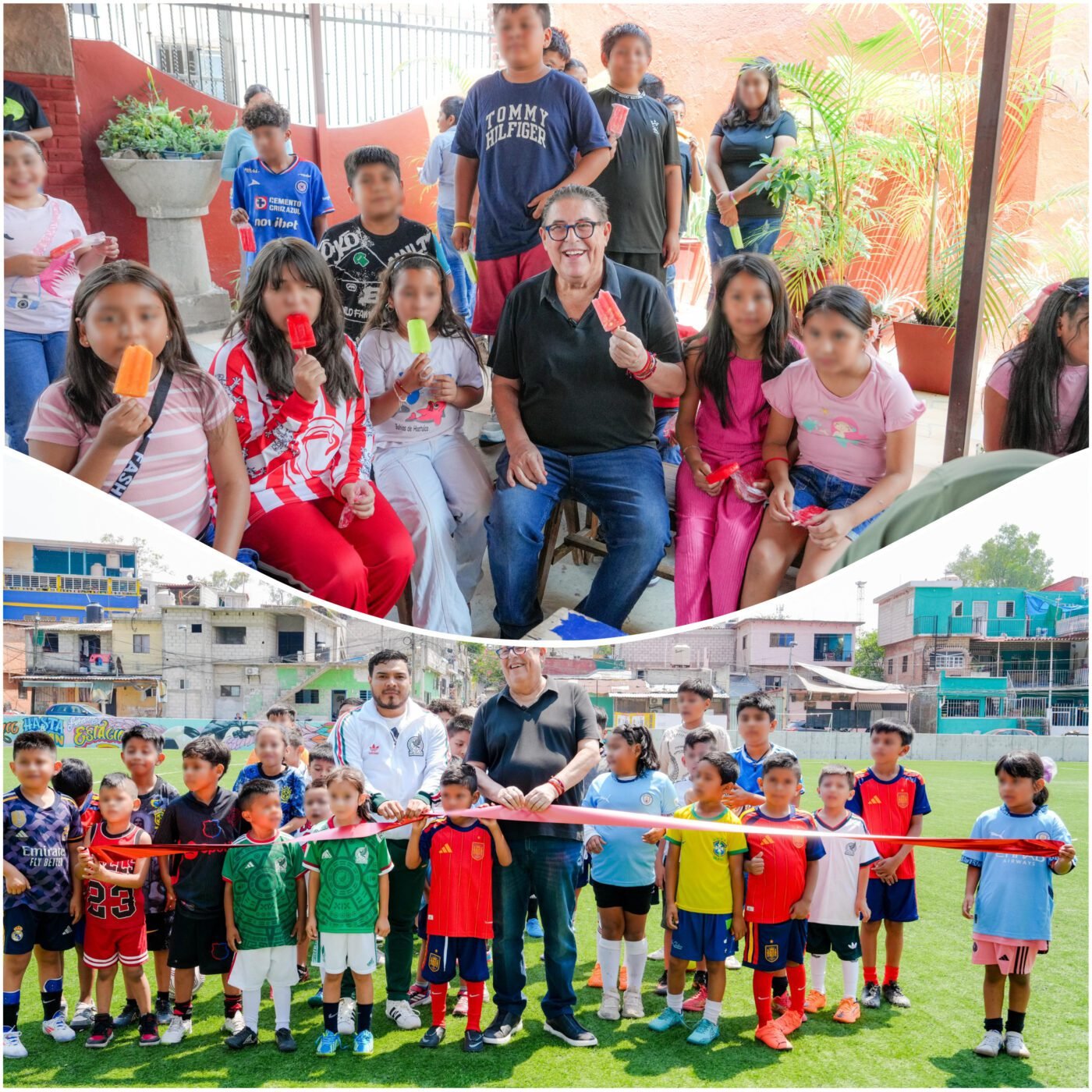#Cuernavaca VÍCTOR MERCADO ENTREGA UNIFORMES EN INAUGURACIÓN DE LA ESCUELA DE FUTBOL DE LA ESTACIÓN.