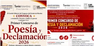 Invita diputada Tania Valentina a participar en el Primer Concurso de Poesía y Declamación 2026.