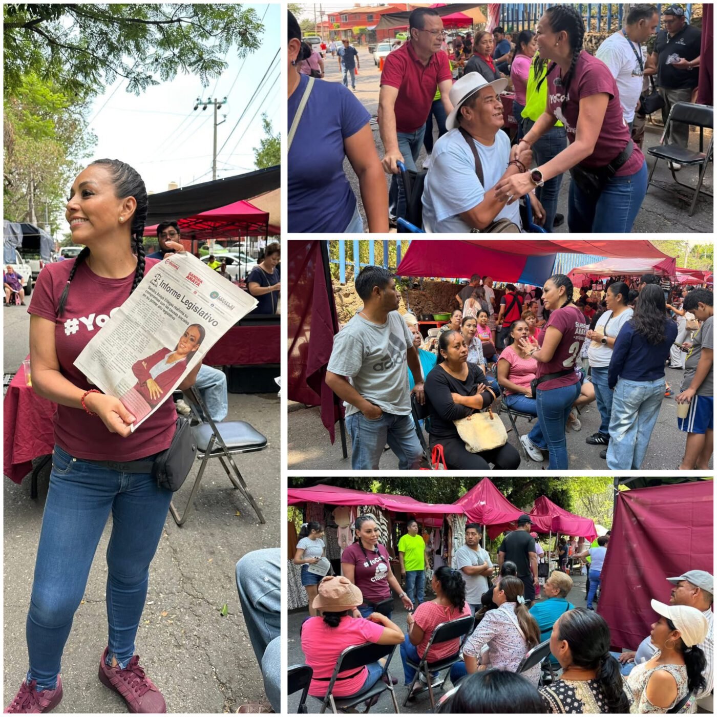 #Cuernavaca LLEVA SANDRA ANAYA VILLEGAS JORNADA DE BIENESTAR A LOMAS DE AHUATLÁN.