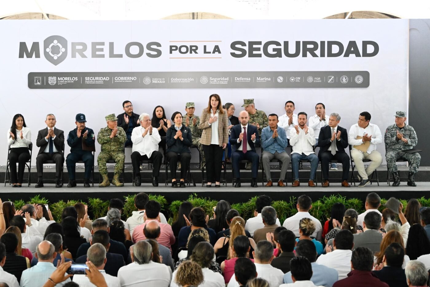 PRESENTA MARGARITA GONZÁLEZ SARAVIA ESTRATEGIA “MORELOS POR LA SEGURIDAD” PARA CONSOLIDAR LA CONSTRUCCIÓN DE PAZ.
