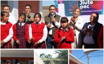 #Jiutepec ENTREGA EDER RODRÍGUEZ CASILLAS BIODIGESTOR EN PRIMARIA DEL MUNICIPIO.