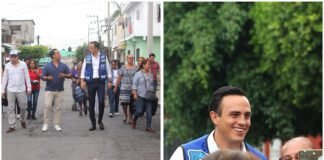 #Cuernavaca Daniel Martínez Terrazas recorre la colonia Revolución y escucha a familias.