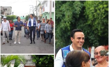 #Cuernavaca Daniel Martínez Terrazas recorre la colonia Revolución y escucha a familias.