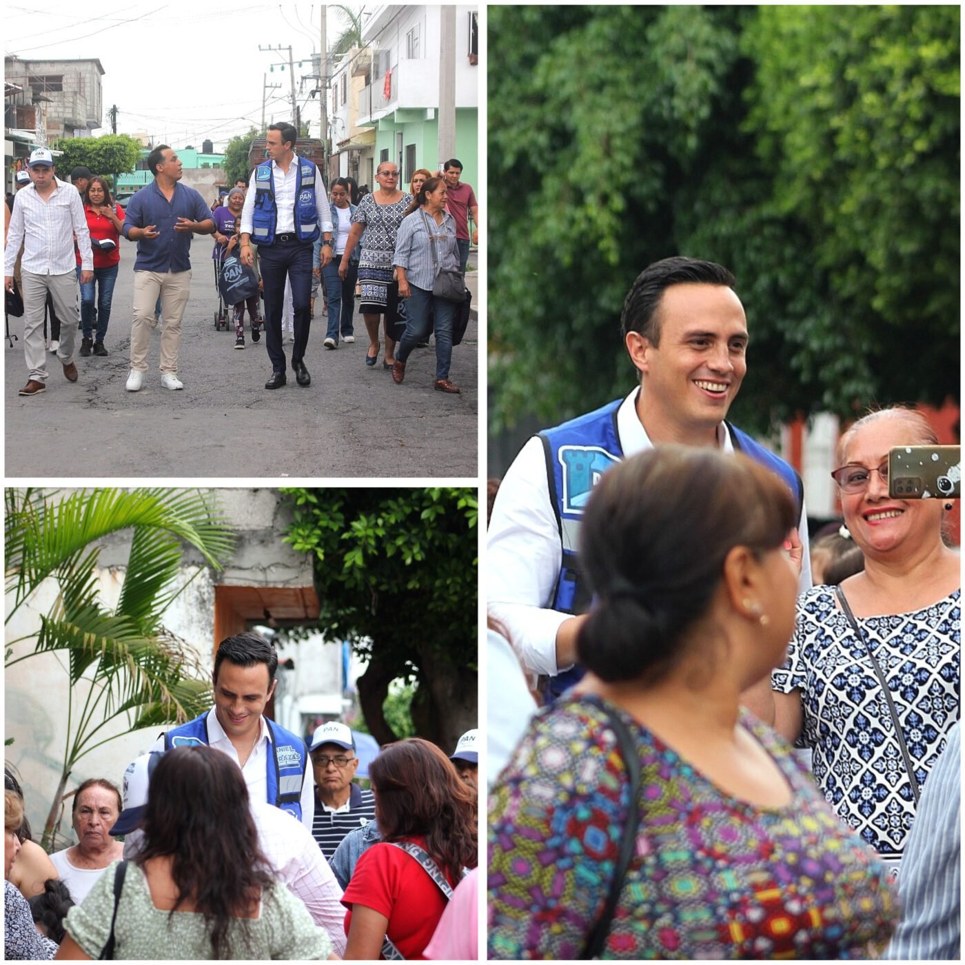 #Cuernavaca Daniel Martínez Terrazas recorre la colonia Revolución y escucha a familias.
