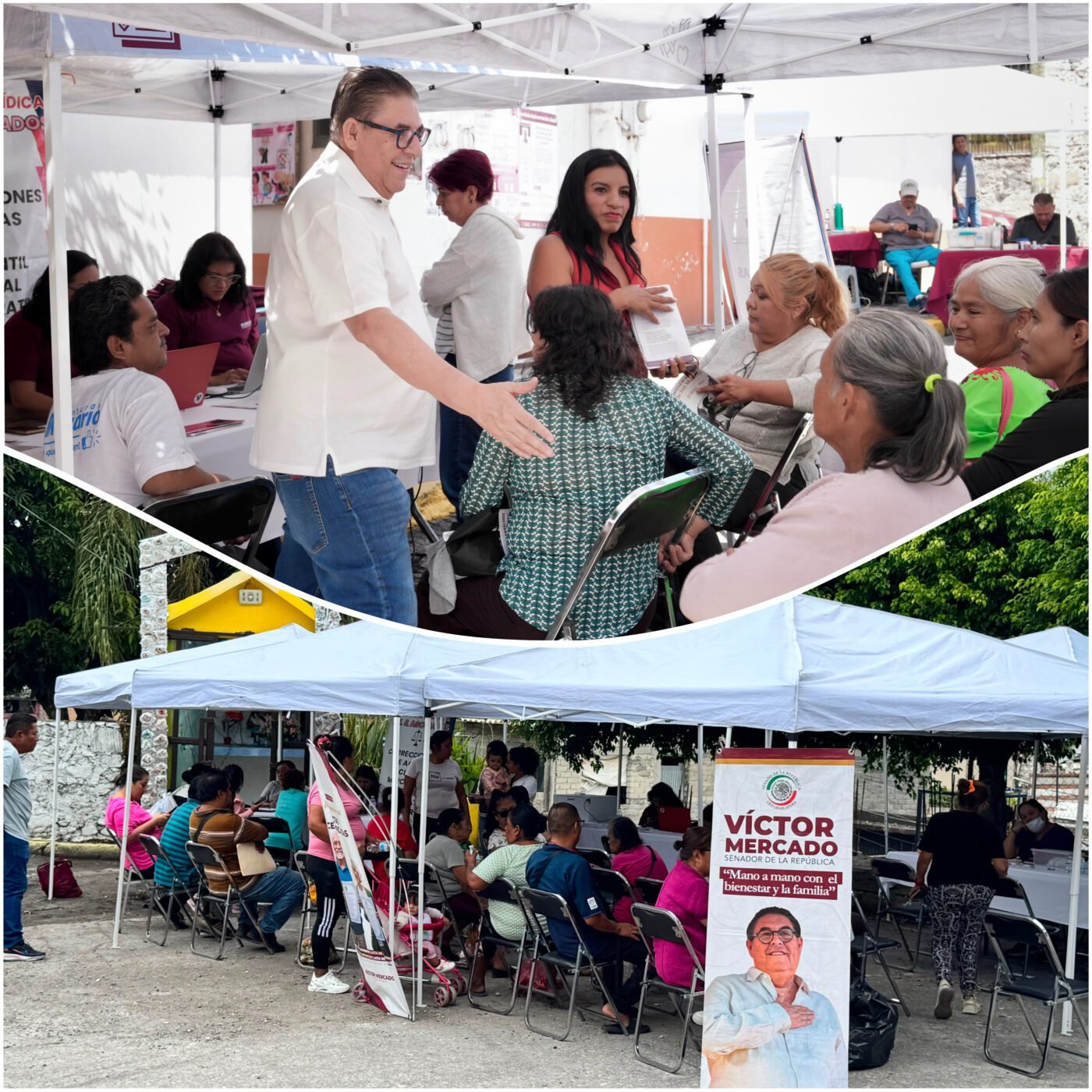 #Cuernavaca ACERCA VÍCTOR MERCADO SERVICIOS Y APOYOS A FAMILIAS DE AMATITLÁN Y SACATIERRA.