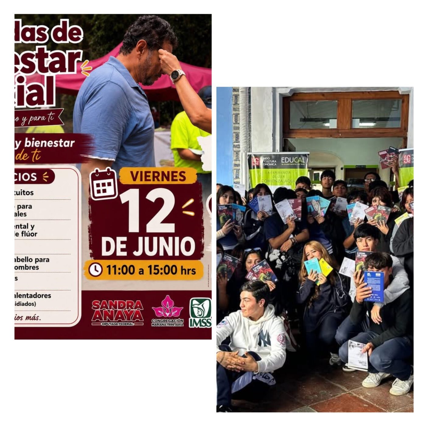 #Cuernavaca SANDRA ANAYA CON JÓVENES DEL PROGRAMA 25X25, Y JORNADA DEL BIENESTAR.
