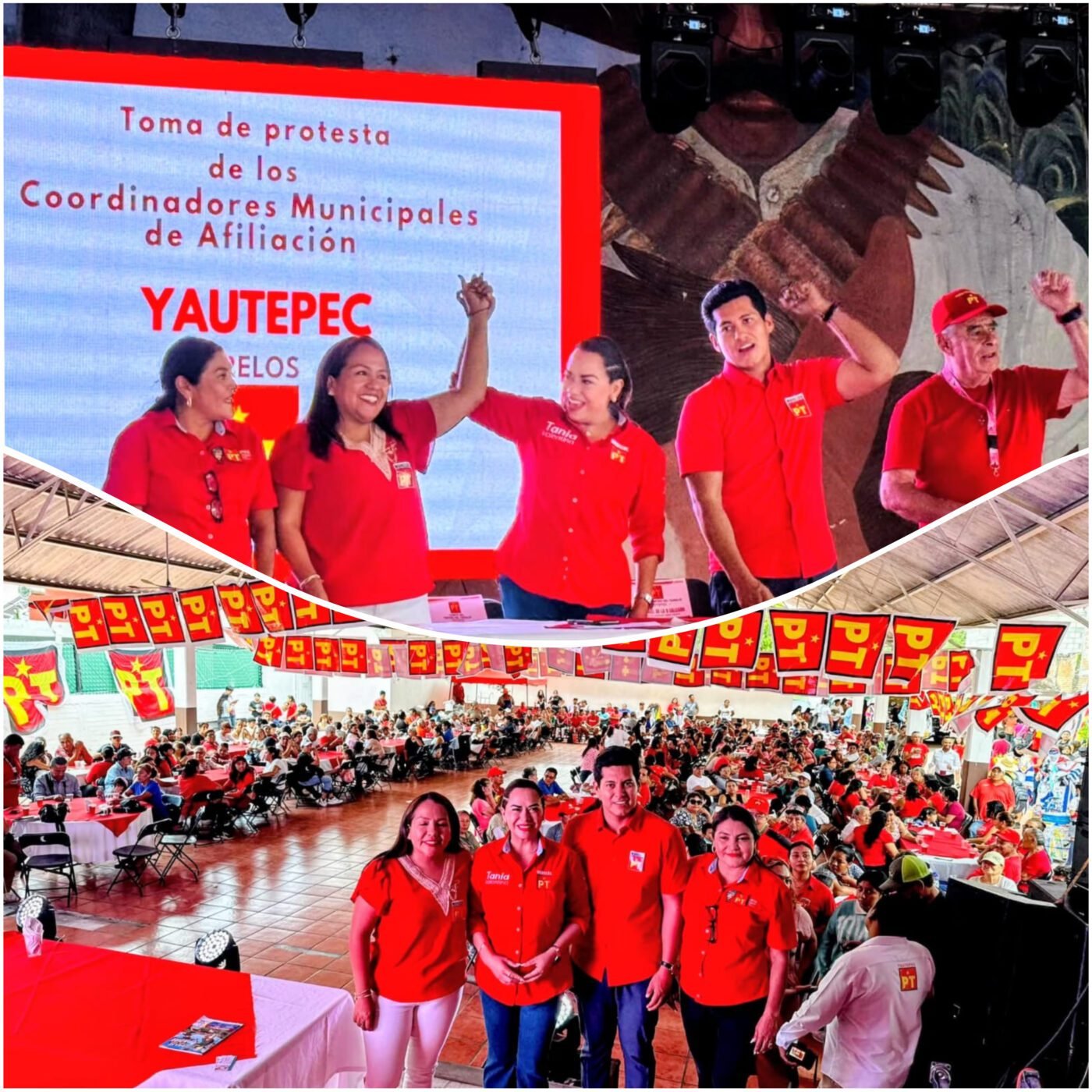#Sociedad Fortalece PT Morelos su estructura territorial en Yautepec.