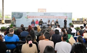 #Ejecutivo A UN AÑO DEL RESCATE DEL RÍO CUAUTLA, PRESENTAN AVANCES HISTÓRICOS EN SU SANEAMIENTO.