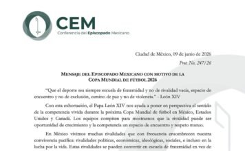 #Mundial LA IGLESIA CATÓLICA DEMANDA NO OLVIDAR PROBLEMAS DE MÉXICO POR EL FÚTBOL.