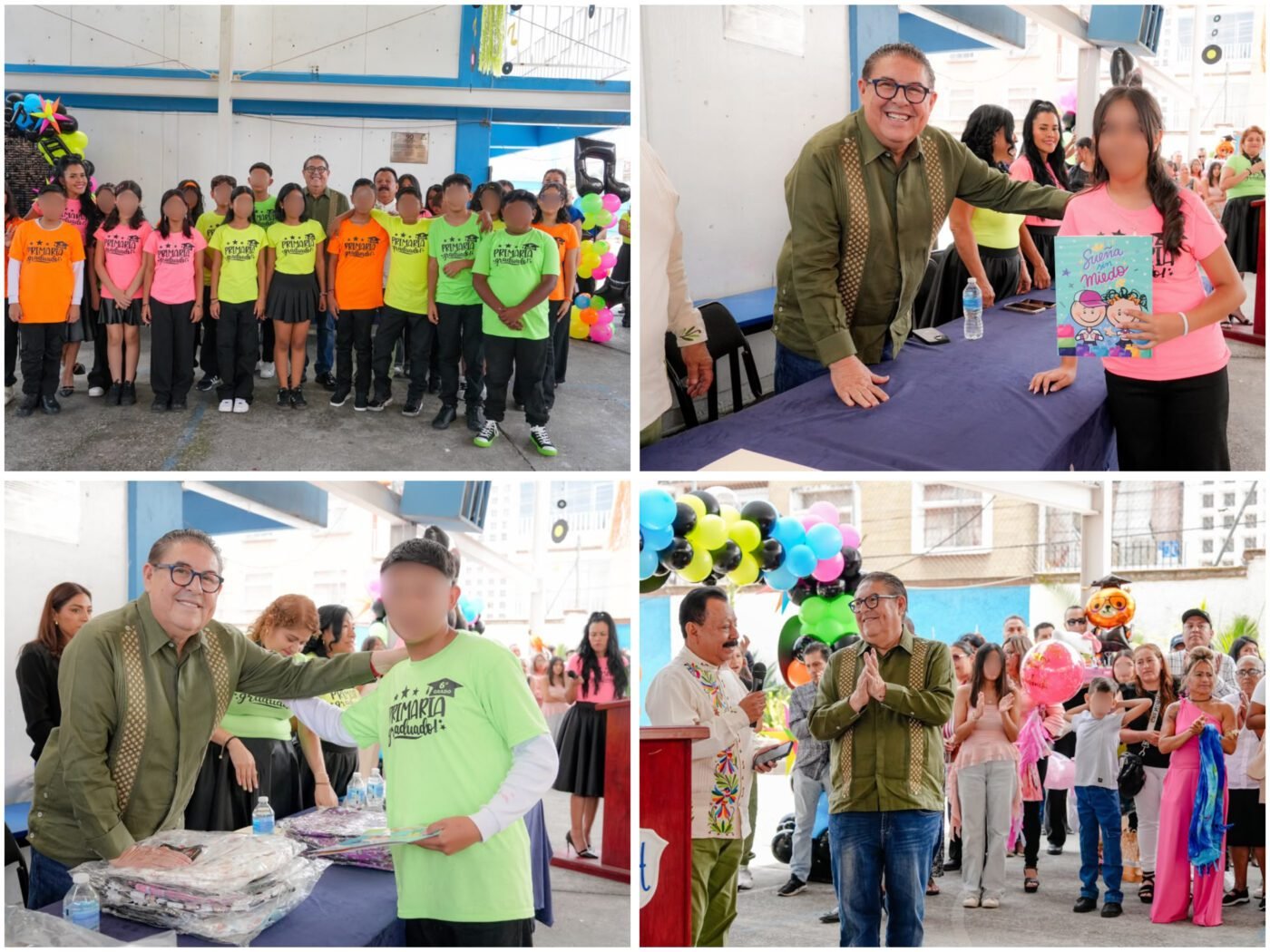 #EnCuernavaca VÍCTOR MERCADO CELEBRA CON ESTUDIANTES EL CIERRE DE SU EDUCACIÓN PRIMARIA.