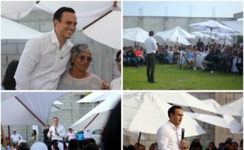 #Cuernavaca Diputado Daniel Martínez Terrazas se reúne con lideresas y líderes de colonias.