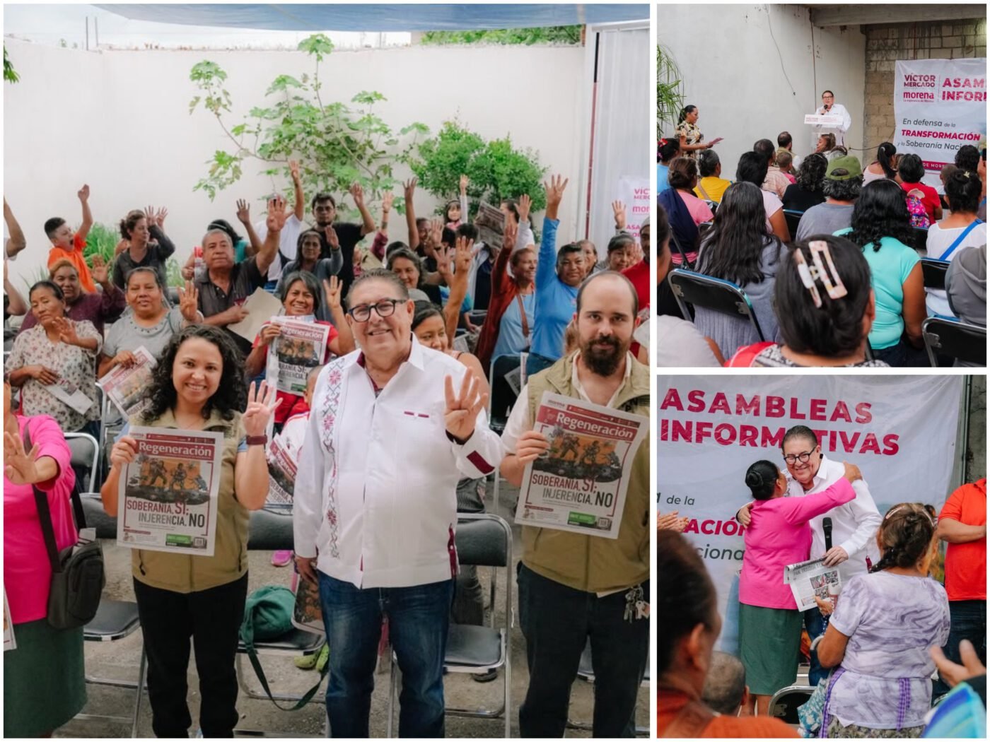#Cuernavaca ENCABEZA VÍCTOR MERCADO ASAMBLEA INFORMATIVA PARA DEFENDER LA SOBERANÍA NACIONAL Y LA TRANSFORMACIÓN