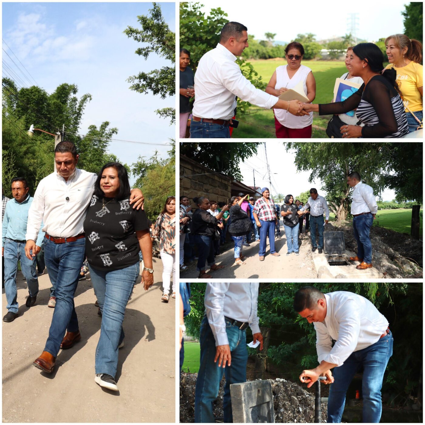 #Jiutepec Entrega Eder Rodríguez Casillas obra que garantiza el acceso al agua.