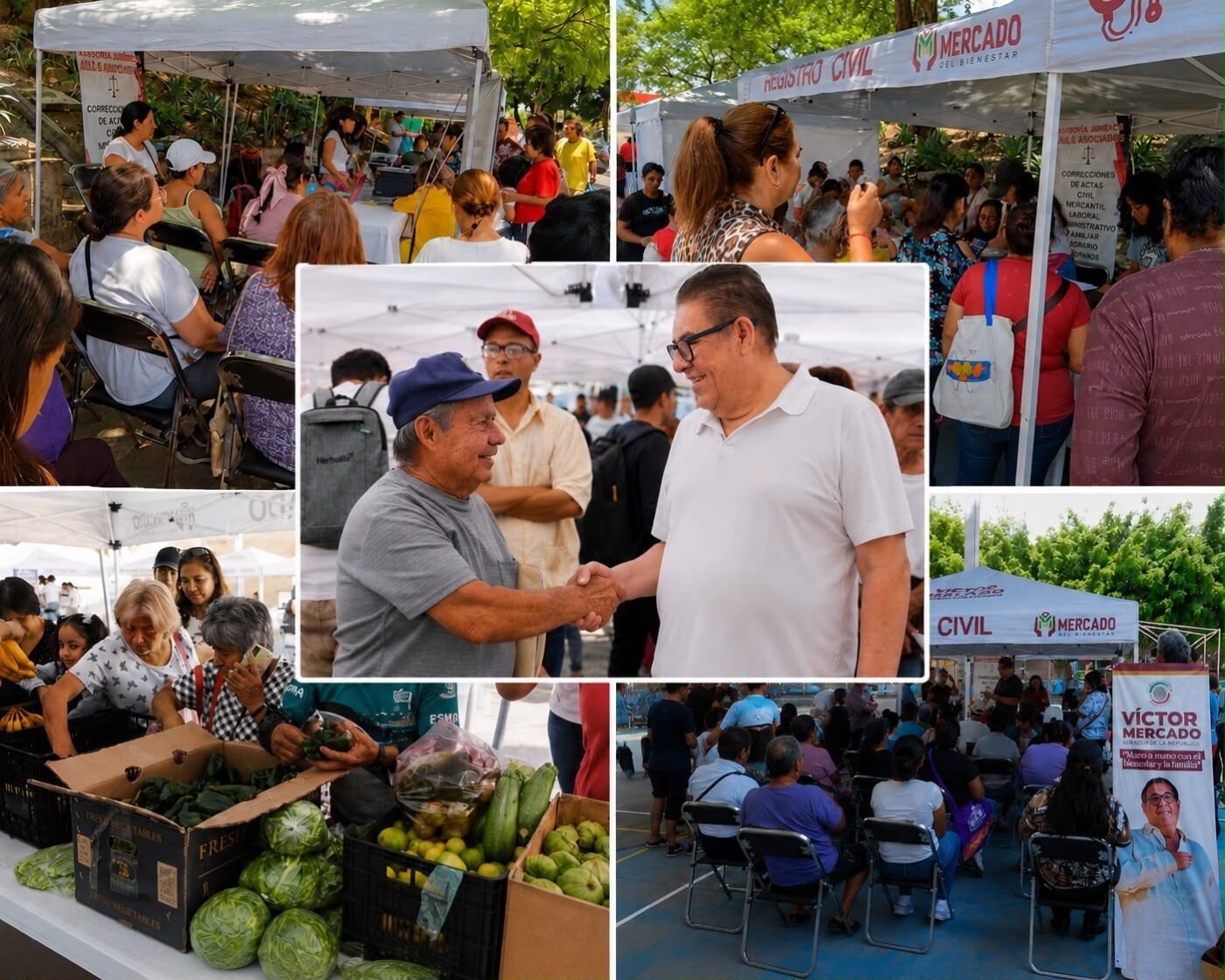 #EnCuernavaca VÍCTOR MERCADO LLEVA CON ÉXITO, MERCADO DEL BIENESTAR A FOVISSSTE LAS ÁGUILAS Y EL MIRADOR.