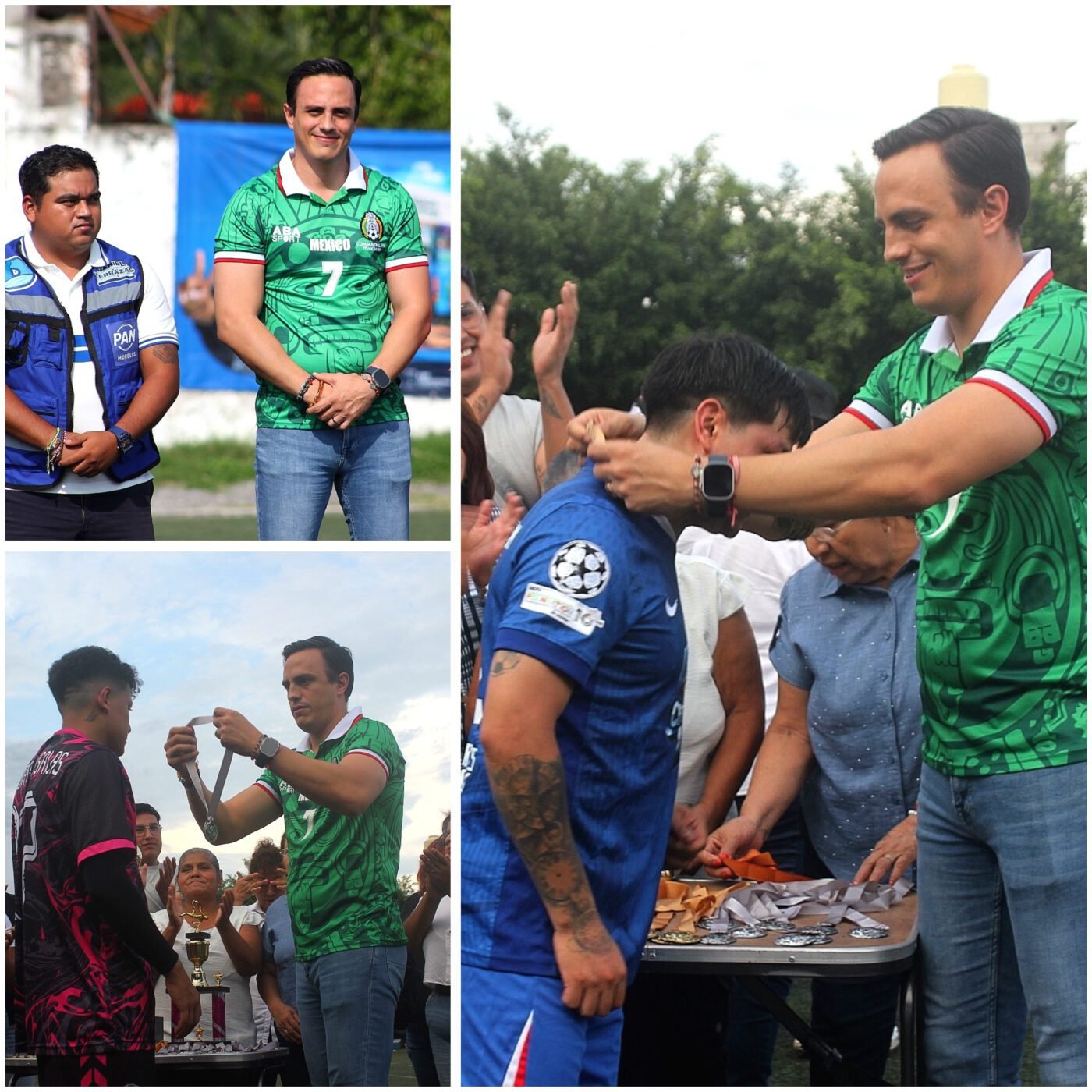 #Cuernavaca Daniel Martínez Terrazas destaca el deporte como puente de unión social, en final del torneo Chipitlán.