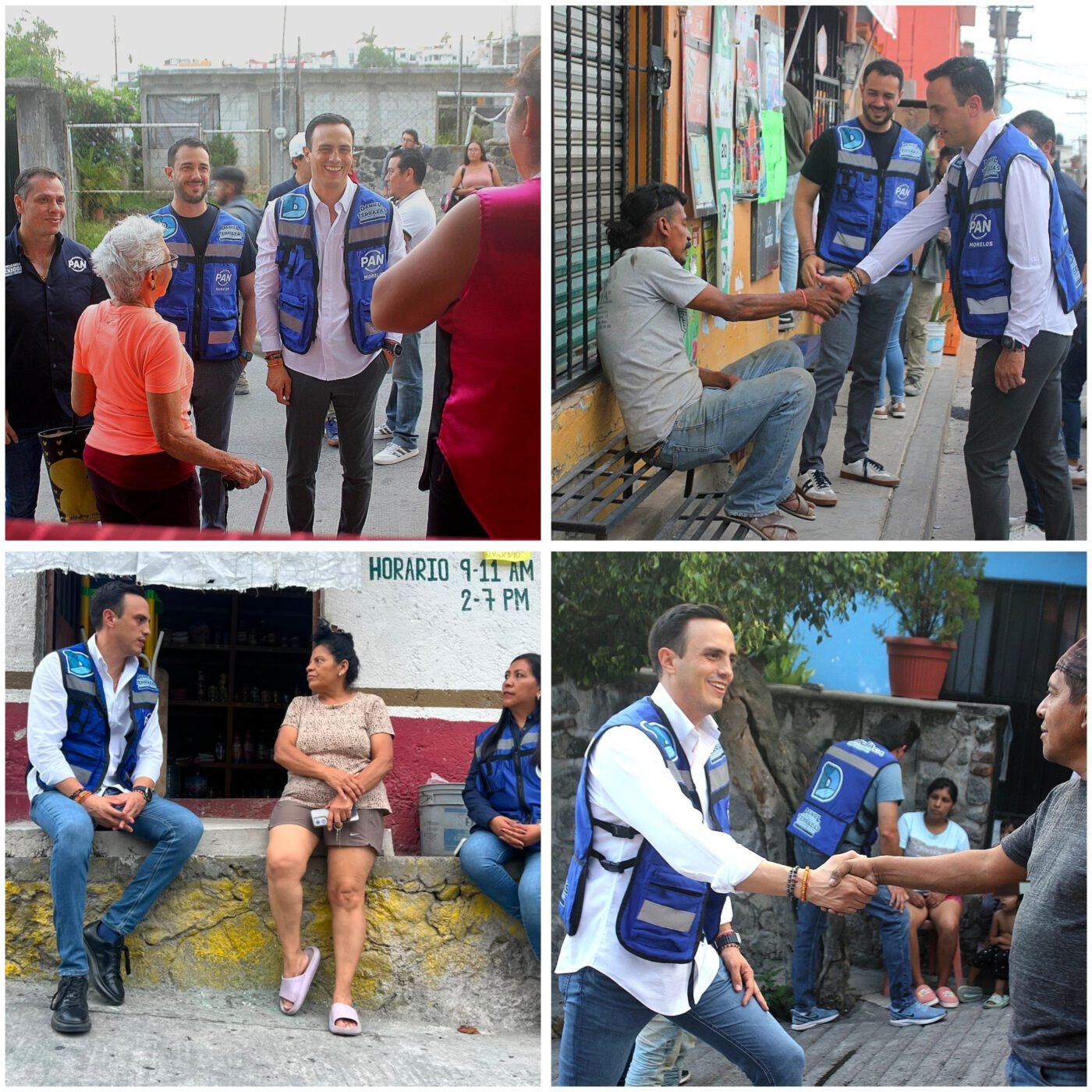 #Ahora Daniel Martínez Terrazas mantiene recorridos en colonias de Cuernavaca.