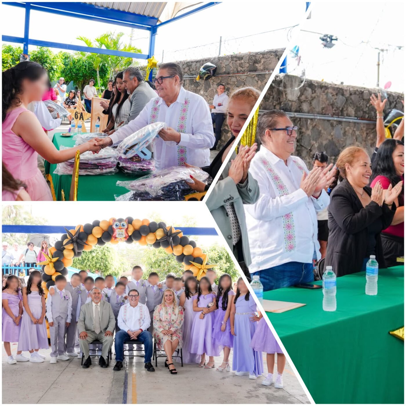 #EnCuernavaca VÍCTOR MERCADO ACOMPAÑA A ESTUDIANTES EN SU GRADUACIÓN DE PRIMARIA.