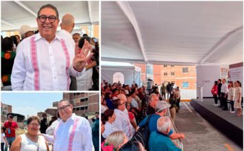 #México VÍCTOR MERCADO ACOMPAÑA A CLAUDIA SHEINBAUM EN LA ENTREGA DE VIVIENDAS EN CUAUTLA.