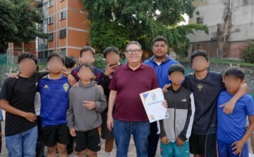 #Cuernavaca RECONOCE CENTRO FORMATIVO CHINELOS RESPALDO DEL SENADOR VÍCTOR MERCADO AL DEPORTE.