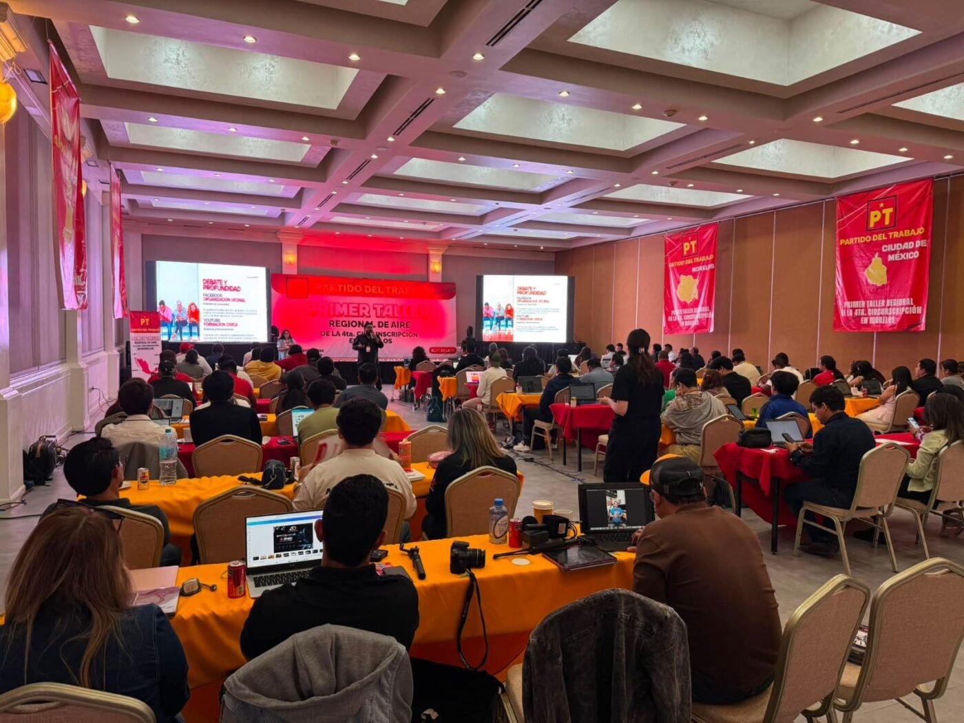 PT realiza en Morelos su primer Taller regional de Responsables de Enlaces de Aire de la 4ª Circunscripción.