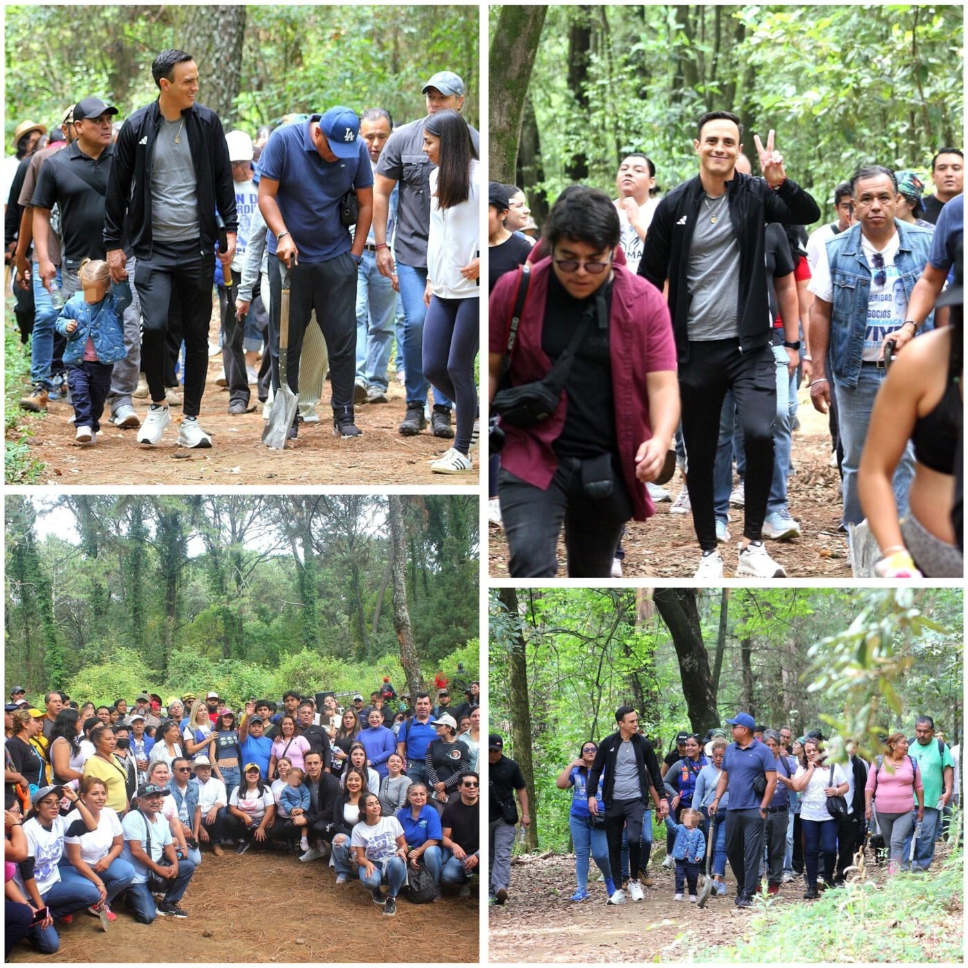#Sociedad Daniel Martínez Terrazas participa en jornada de reforestación en Cuernavaca.