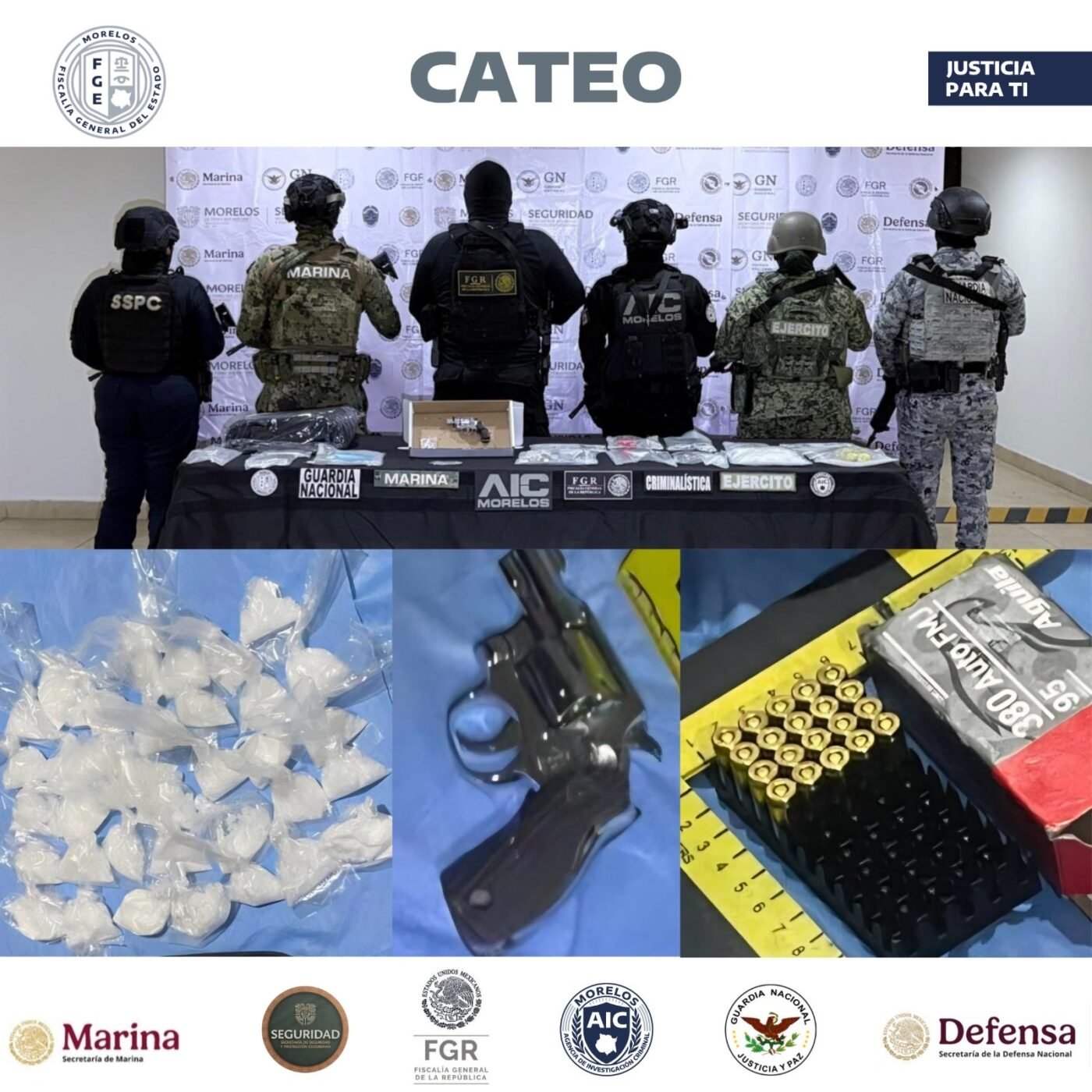 #Seguridad CATEAN VIVIENDA PRESUNTAMENTE UTILIZADA PARA DISTRIBUIR DROGAS EN TEMIXCO.