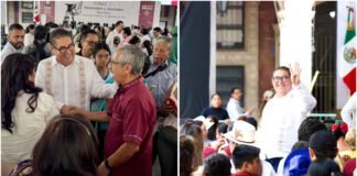 VÍCTOR MERCADO ACOMPAÑA A LA PRESIDENTA CLAUDIA SHEINBAUM EN SU VISITA A MORELOS POR SU SEGUNDO INFORME.