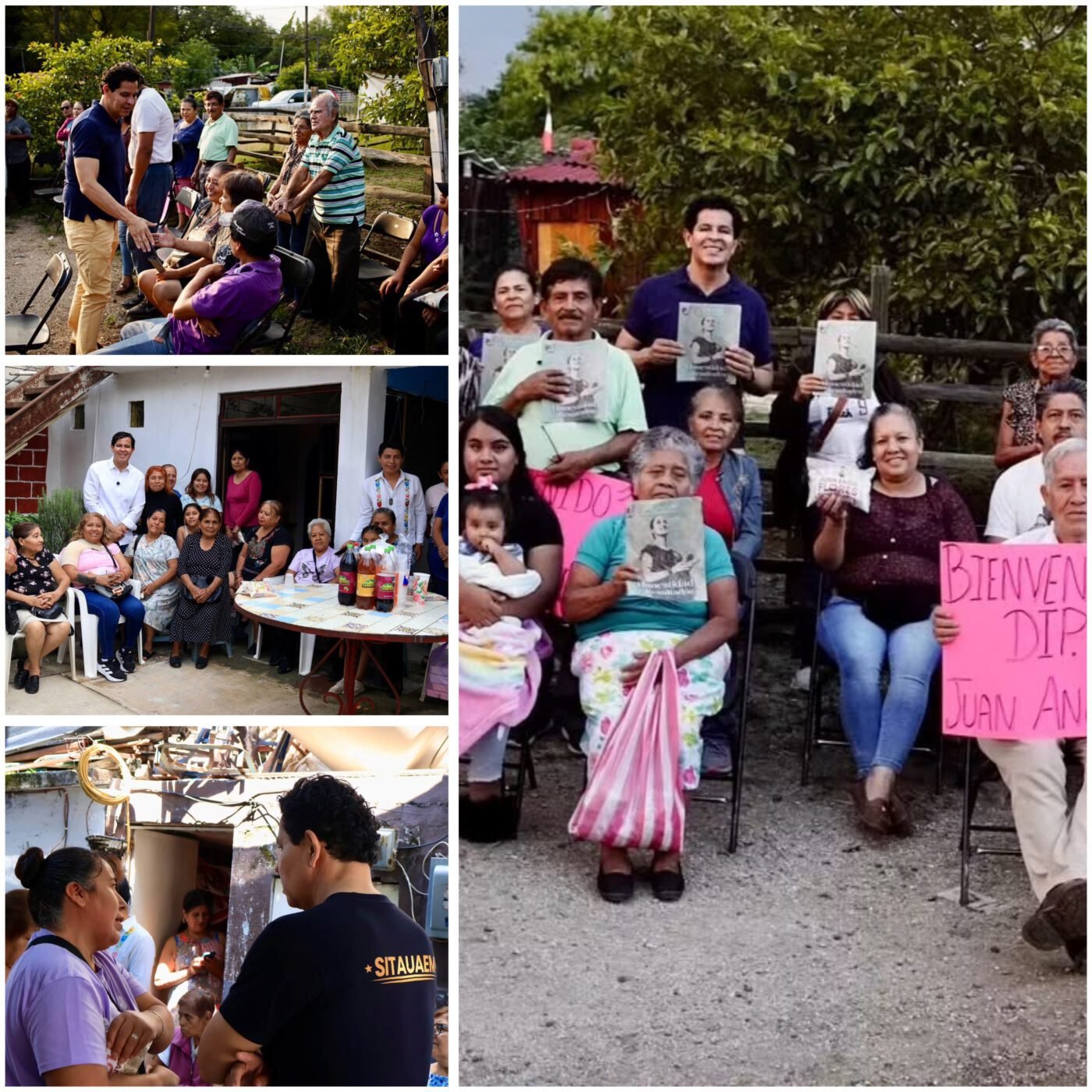 #EnCuernavaca Juan Ángel mantiene trabajo territorial; familias exponen rezagos en servicios públicos.