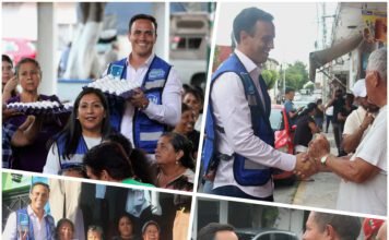 #Cuernavaca Diputado Daniel Martínez Terrazas recorre la colonia Lagunilla con familias y vecinos.