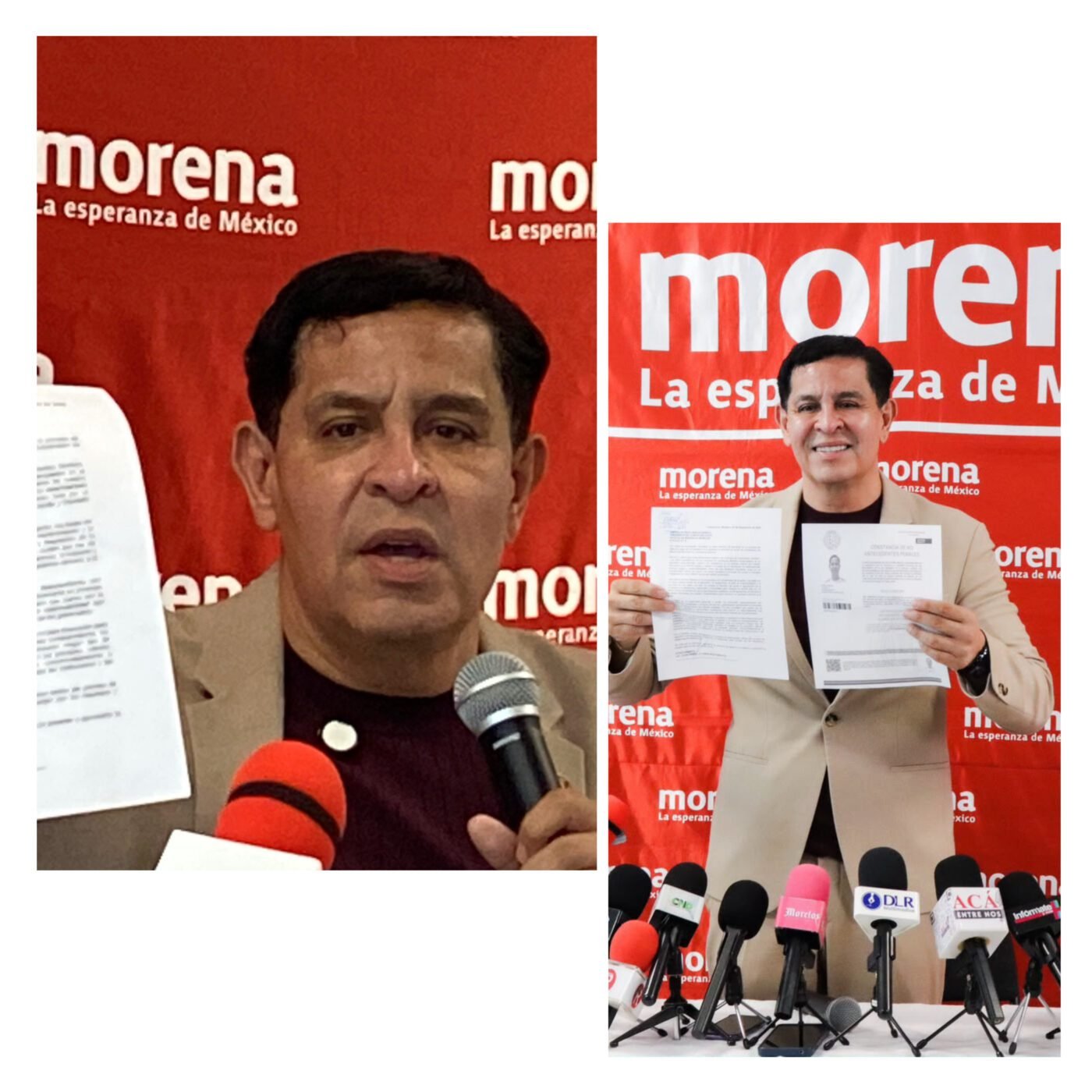 Por la transformación de #Cuernavaca, Juan Ángel Flores, formaliza su aspiración para coordinar los trabajos de Morena.