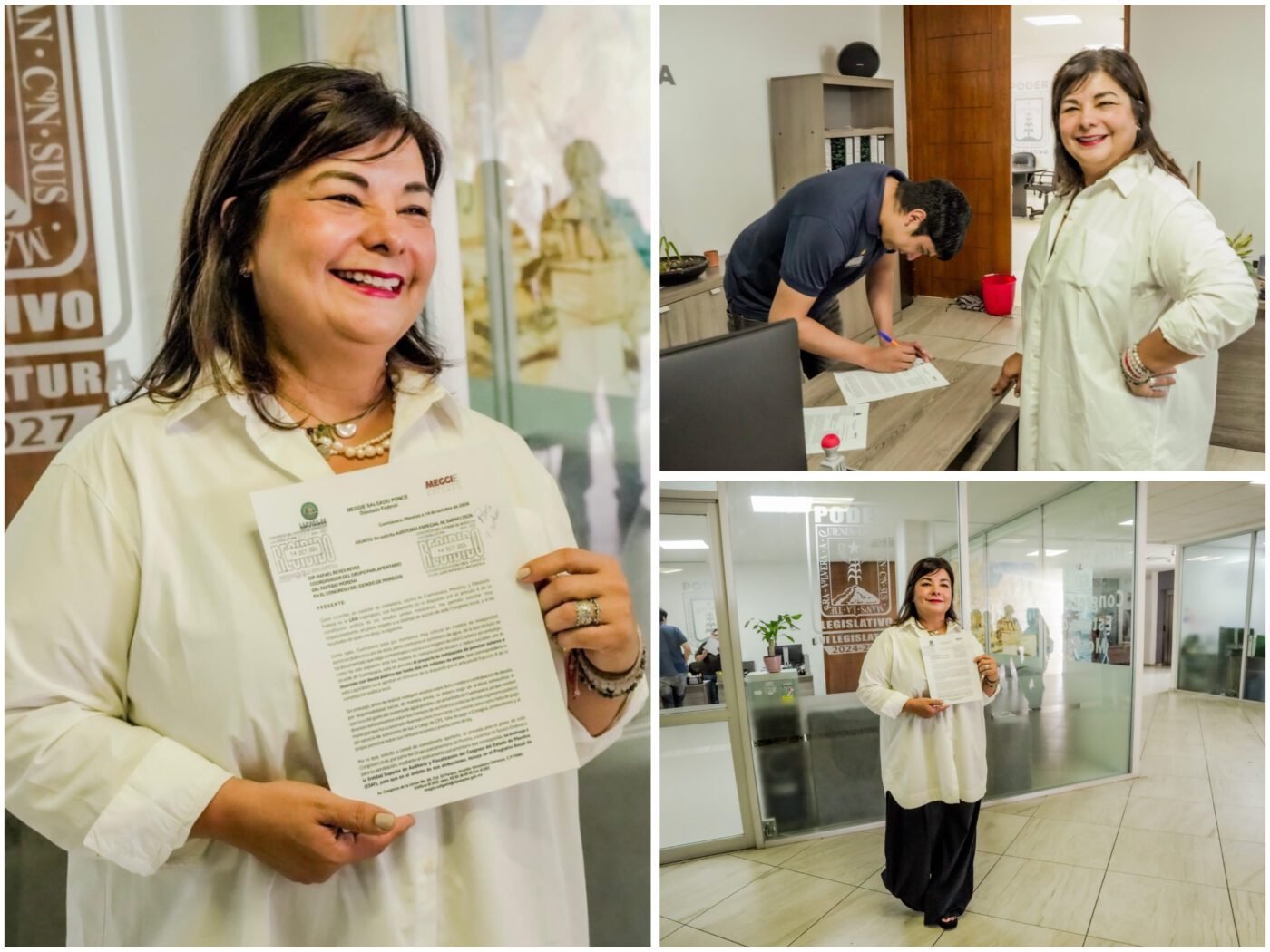 #Cuernavaca PIDE MEGGIE SALGADO A BANCADA DE MORENA EN EL CONGRESO AUDITORÍA AL SAPAC.