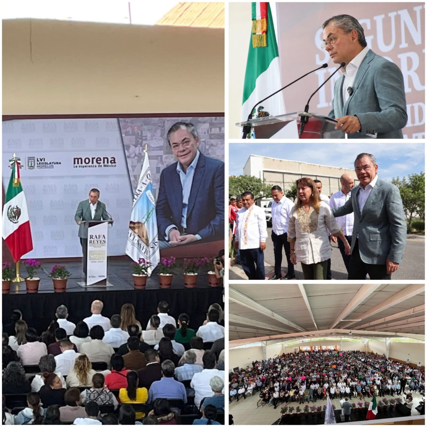 #PorJiutepec PRESENTA RAFAEL REYES SU SEGUNDO INFORME LEGISLATIVO. DESTACA GESTIONES PARA LAS FAMILIAS.