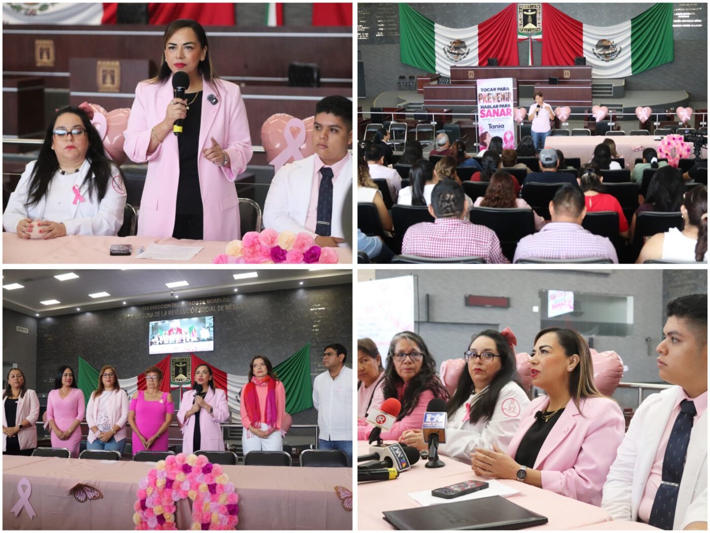 REALIZA TANIA VALENTINA: “TOCA PARA PREVENIR, HABLAR PARA SANAR” CONTRA EL CÁNCER DE MAMA.