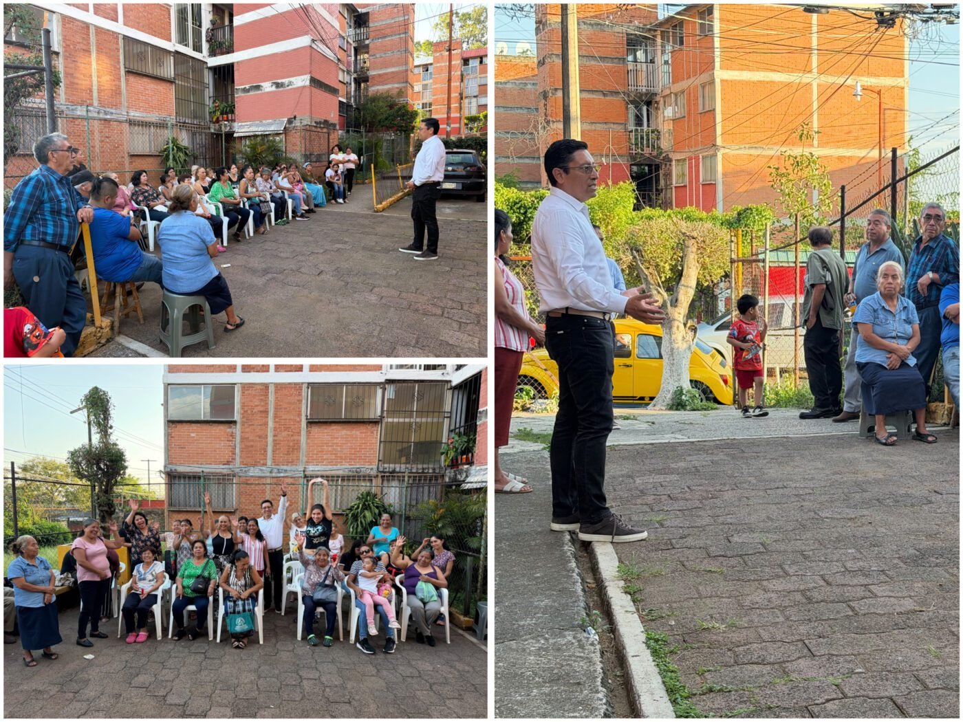 #Cuernavaca Luis Machuca continúa recorriendo las colonias y escuchando a sus habitantes.