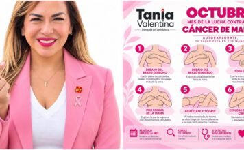 TANIA VALENTINA: IMPULSARÁ MASTOGRAFÍAS GRATUITAS EN LOS 36 MUNICIPIOS PARA PREVENCIÓN DEL CÁNCER.