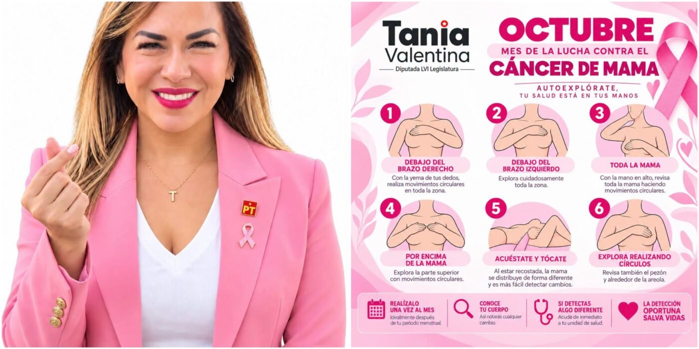 TANIA VALENTINA: IMPULSARÁ MASTOGRAFÍAS GRATUITAS EN LOS 36 MUNICIPIOS PARA PREVENCIÓN DEL CÁNCER.