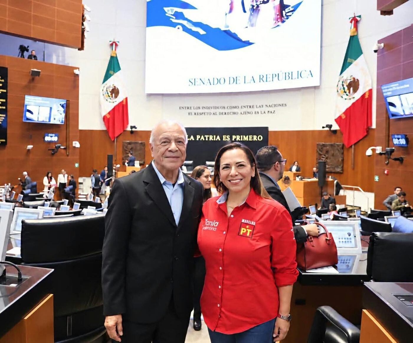 #Morelos AGRADECE TANIA VALENTINA, RESPALDO RECIBIDO POR EL DIRIGENTE NACIONAL DEL PT, ALBERTO ANAYA.