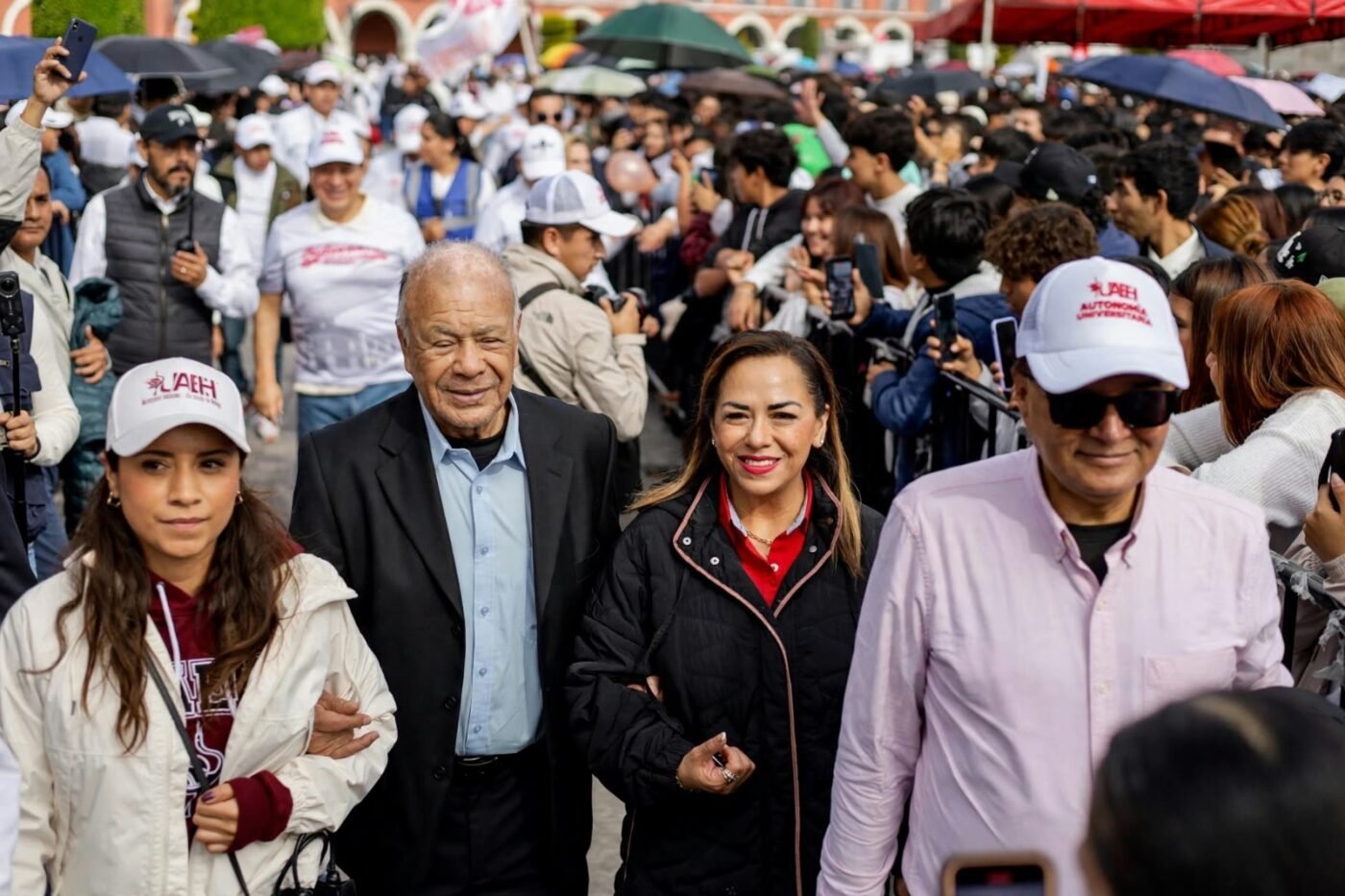 Tania Valentina en Pachuca: “Defender la universidad es defender el futuro de México”.